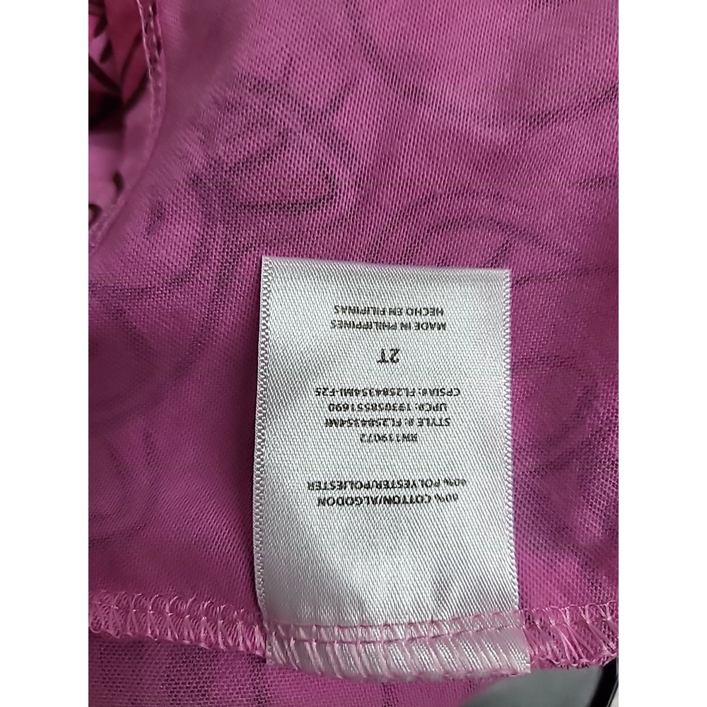 Disney Minnie‎ Mouse Girls Toddler Size: 2T Dress Pink Pullover Long Sleeve NWT - Picture 6 of 9